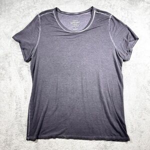 Torrid‎ Short Sleeve Scoop Neck Stretchy Top Women's Plus Size 2X Gray Casual